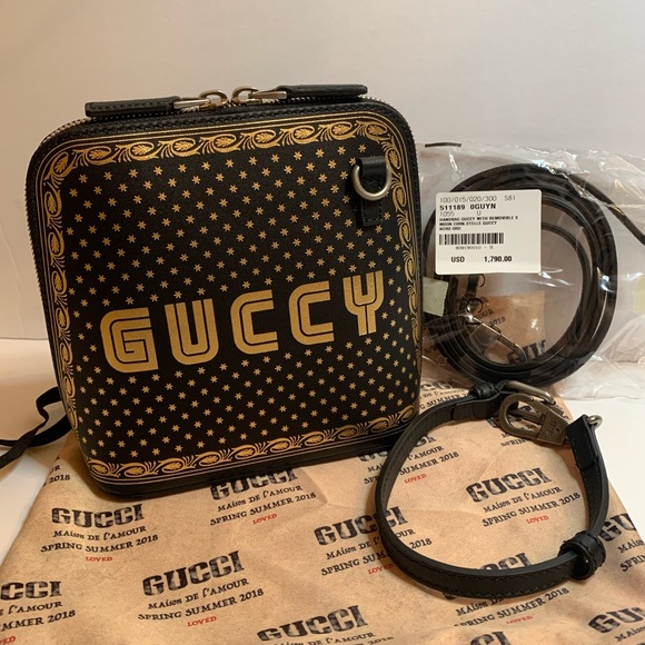 Gucci SEGA collection guccy stars shoulder bag - Picture 2 of 11